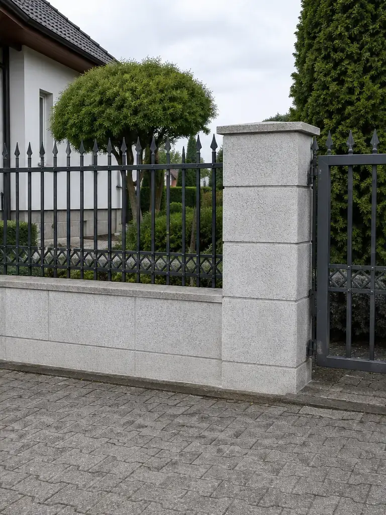 Powierzchnia po czyszczeniu — czyszczenie ogrodzeń